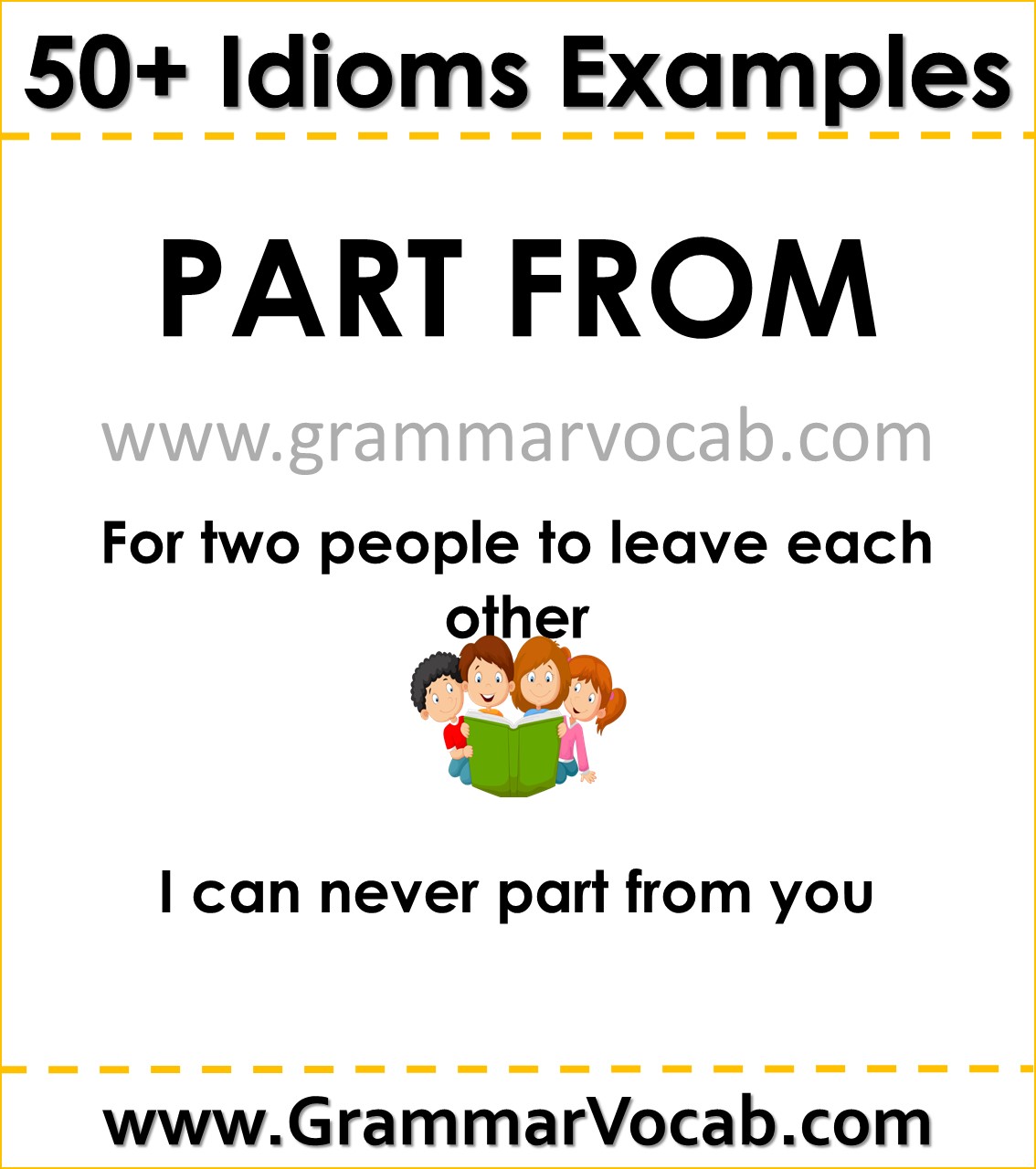 idiom with sentence