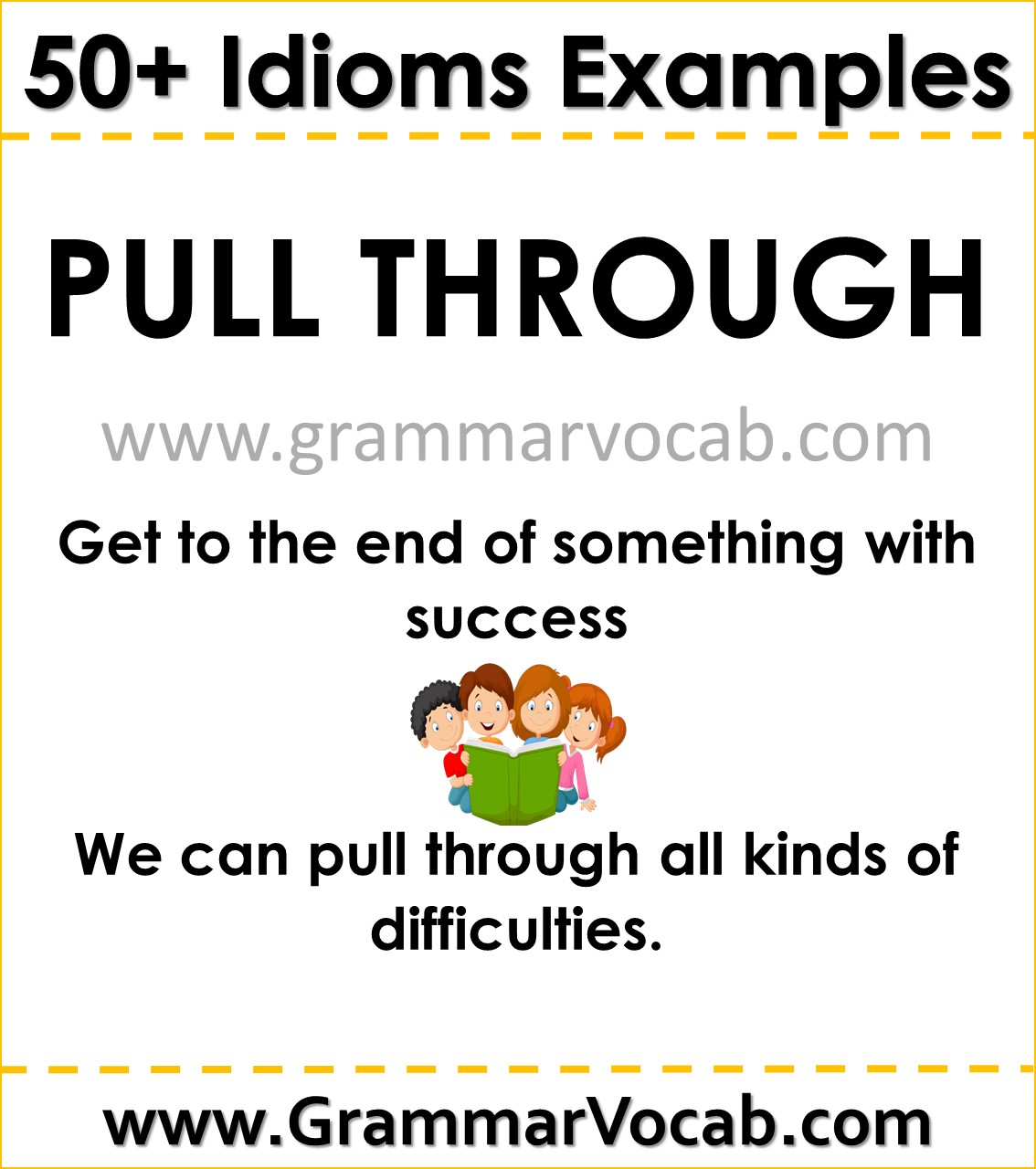 idiom with sentence