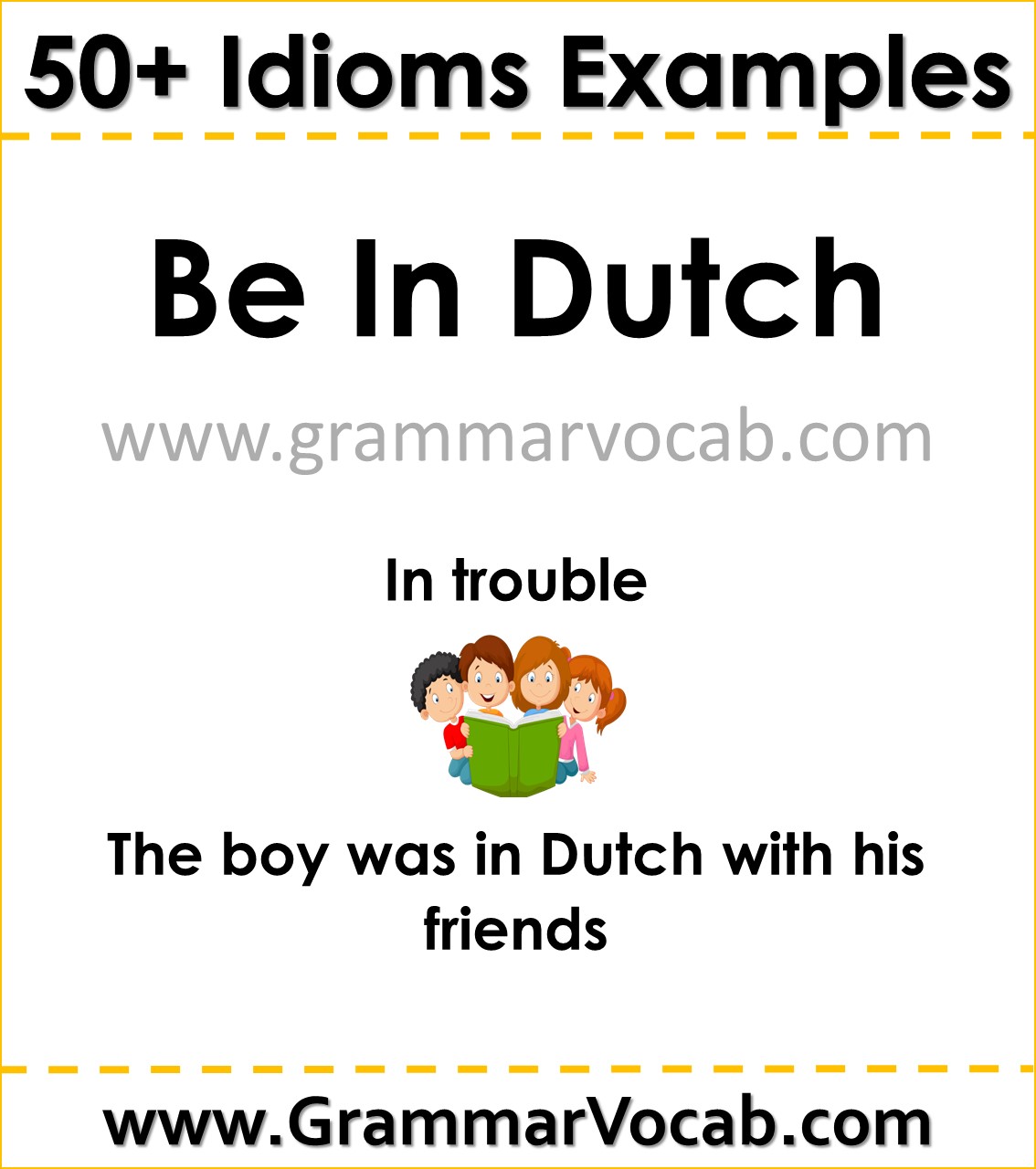 idiom with sentence