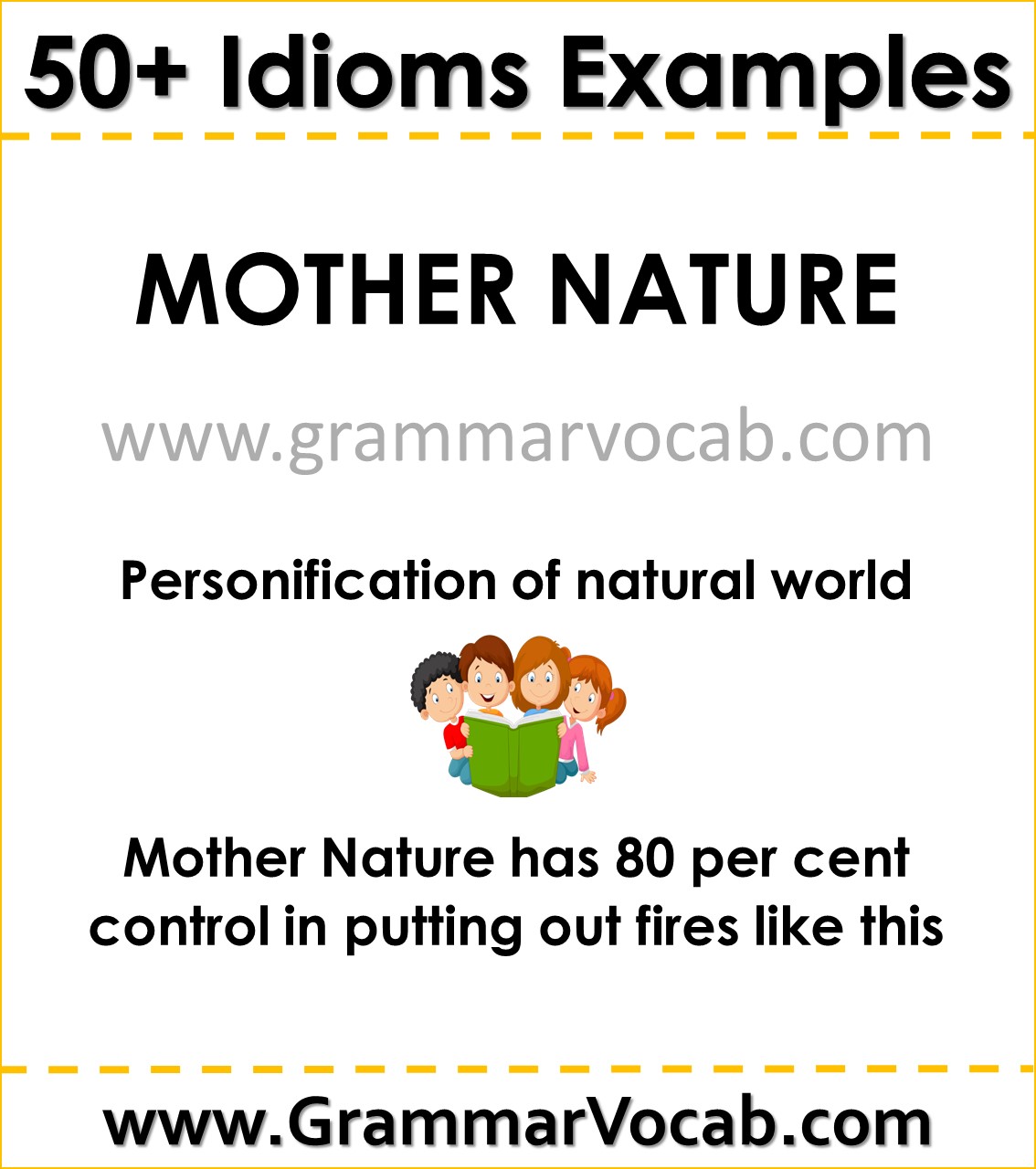 idioms with meaning and examples