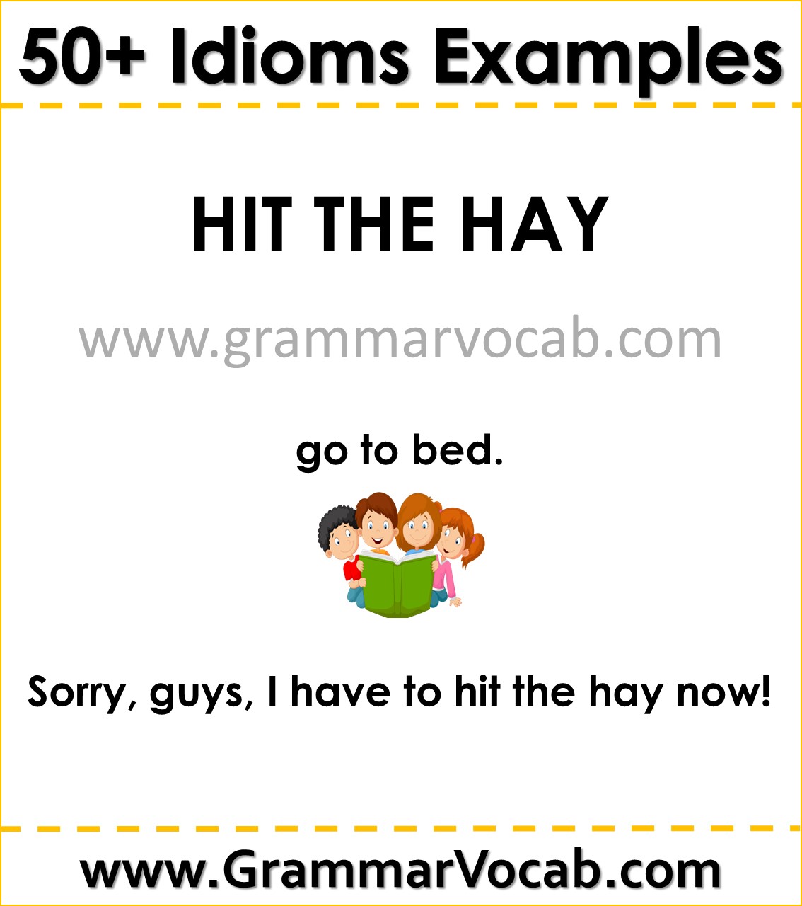 idioms with meaning and examples