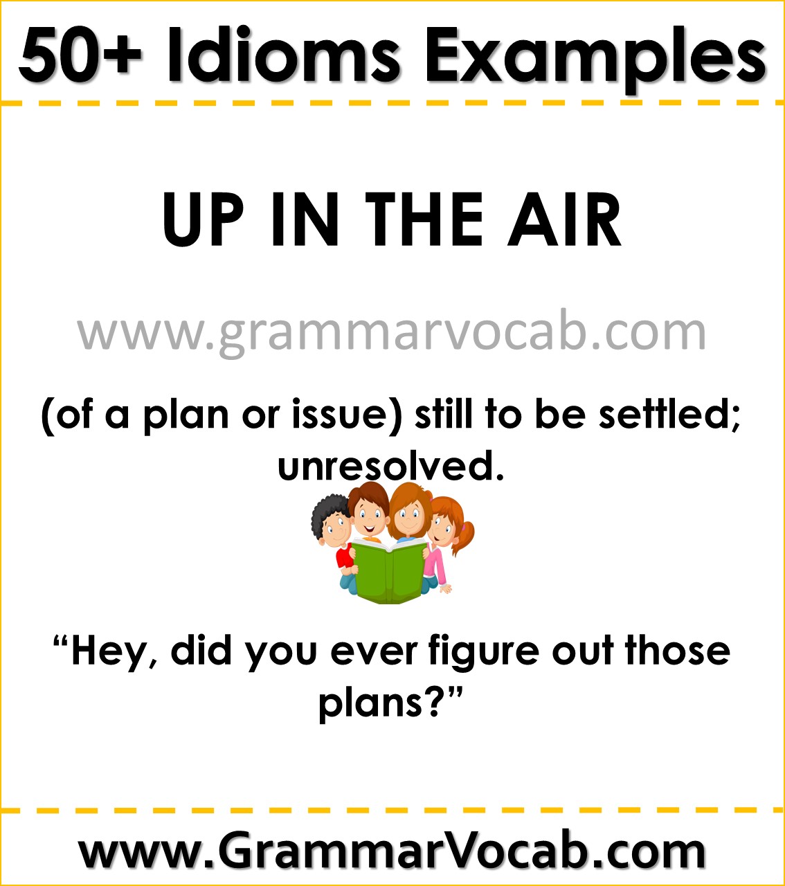 idioms with meaning and examples