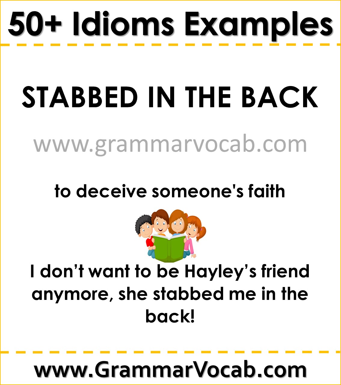 idioms with meaning and examples