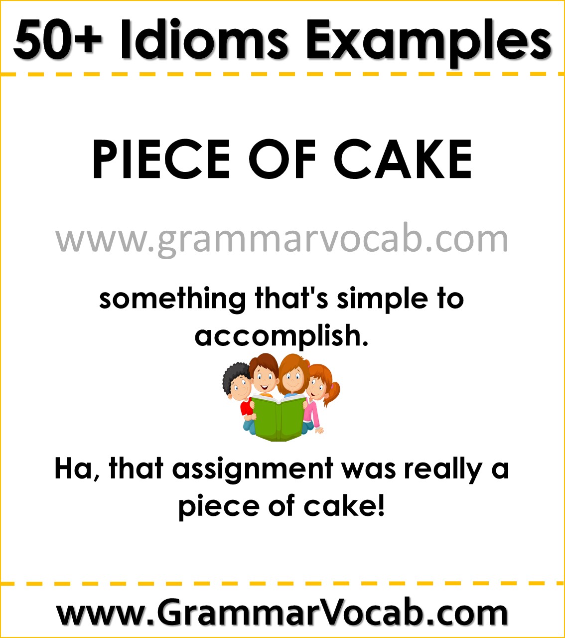 idioms with meaning and examples