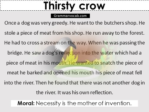 Thirsty Crow story