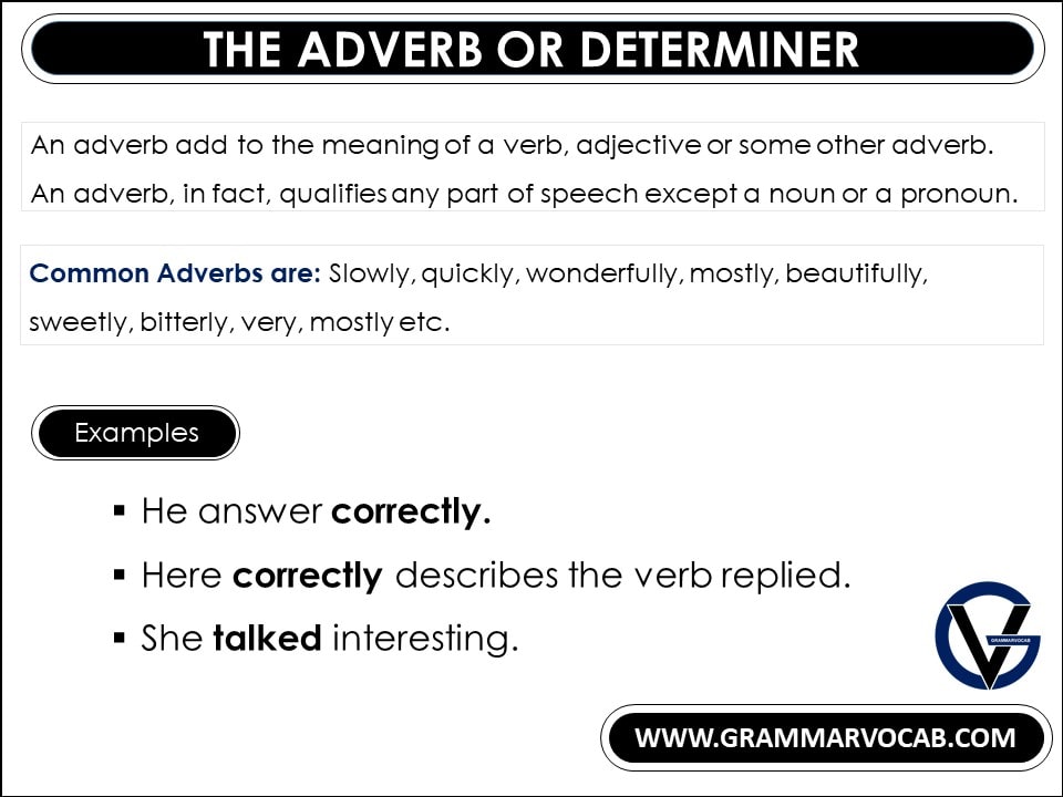 10 kinds of adverbs and examples