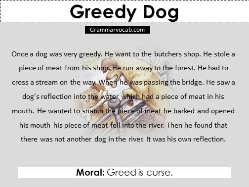 greedy dog story