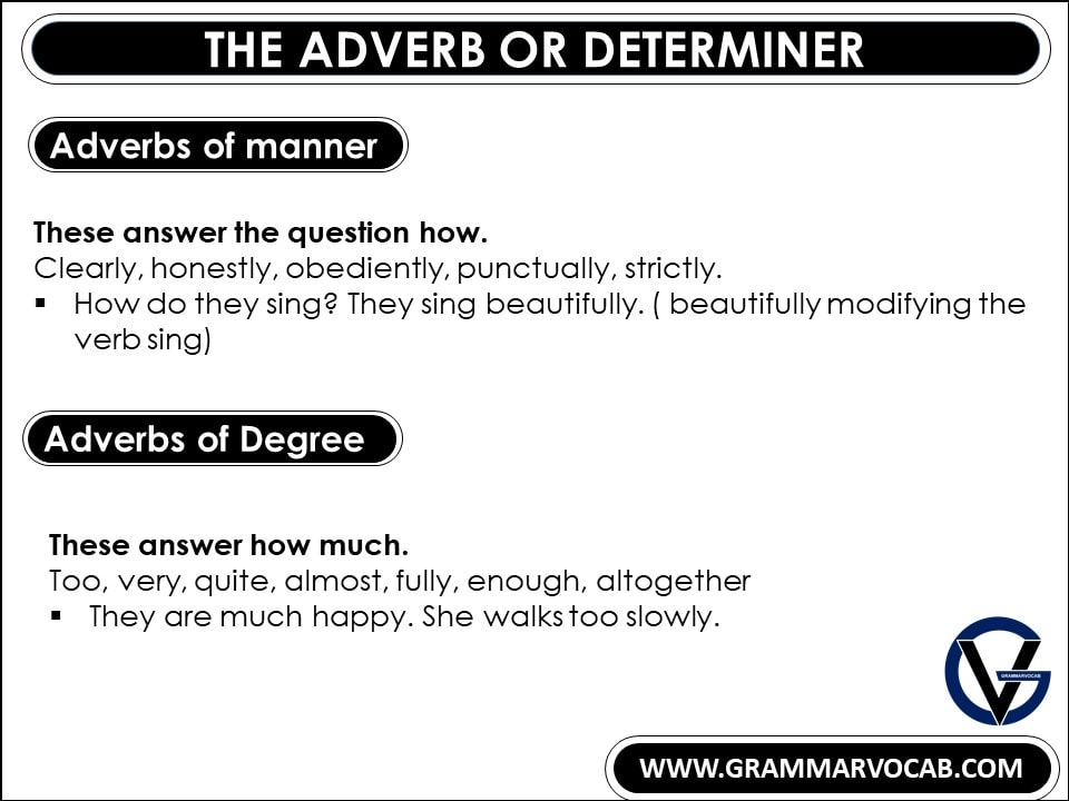 adjectives and its types