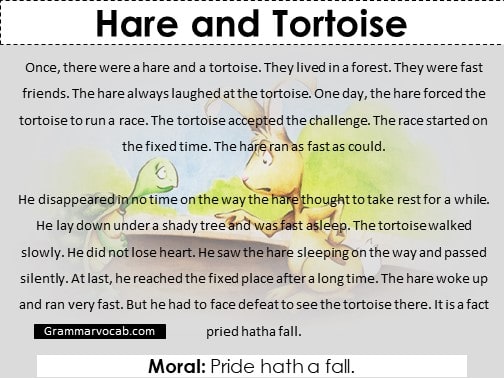 Hare and tortoise