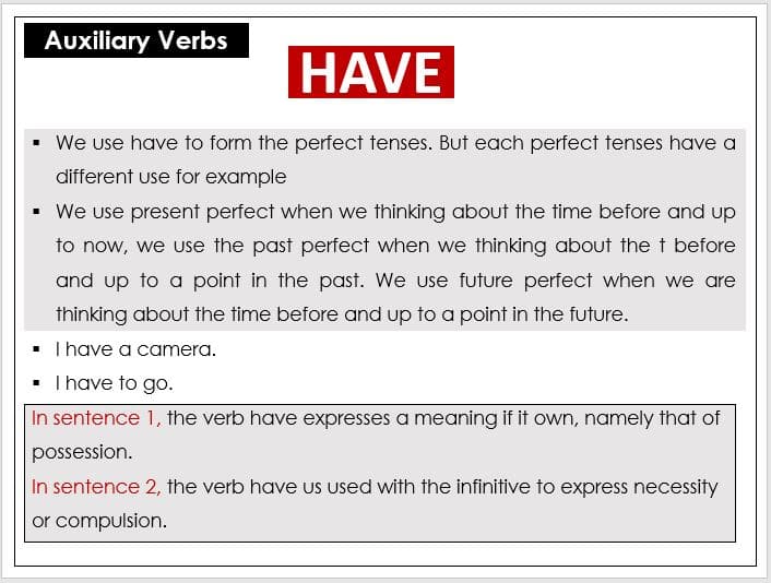 what is auxiliary verb