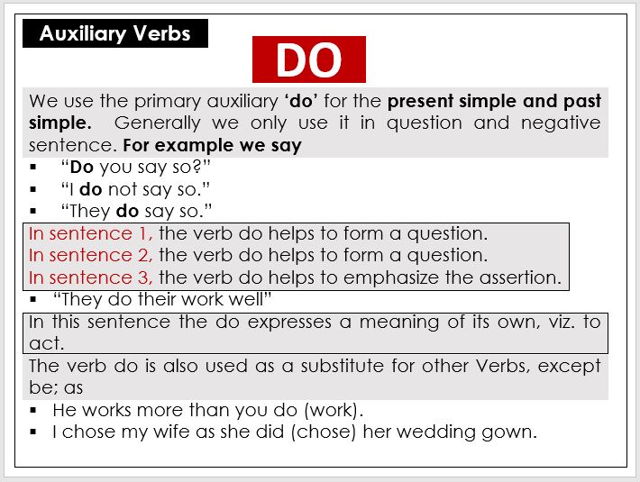 what is auxiliary verb? - GrammarVocab