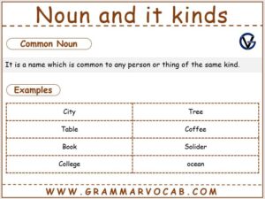 Noun and Its Types - GrammarVocab