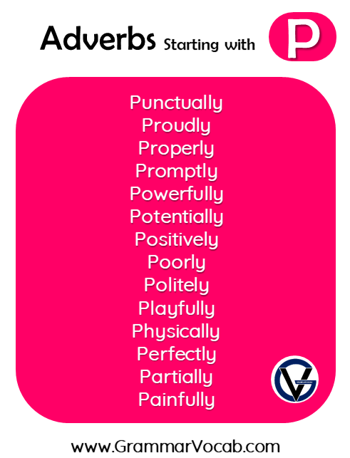 Adverbs with P