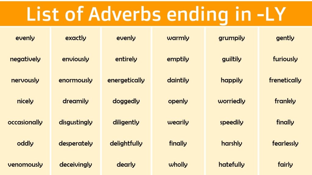 500 List Of Adverbs Ending In LY Infographics And PDF GrammarVocab