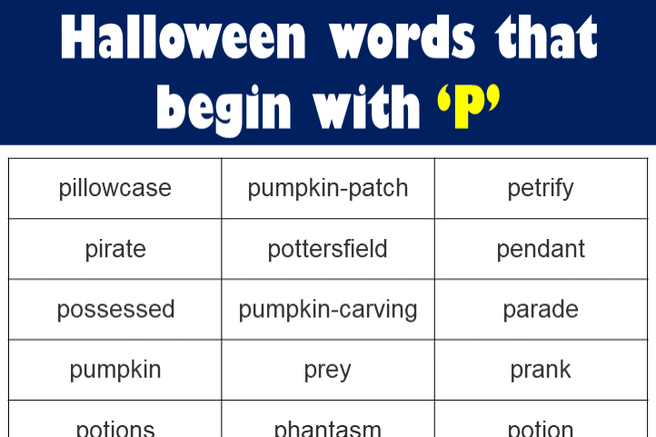 50-halloween-words-that-begin-with-p-grammarvocab