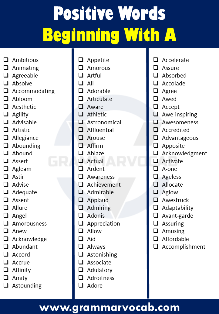 100+ Descriptive Words Start With B - GrammarVocab