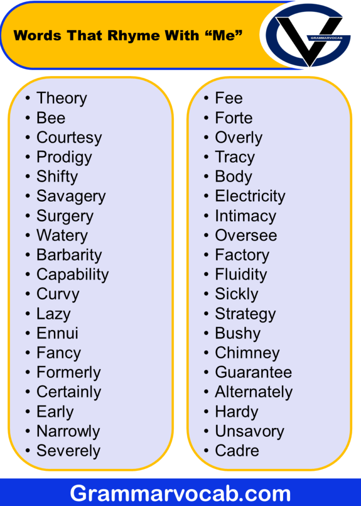 200+ Rap Words That Rhyme With Me - GrammarVocab