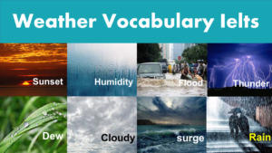 Weather Vocabulary Ielts - GrammarVocab