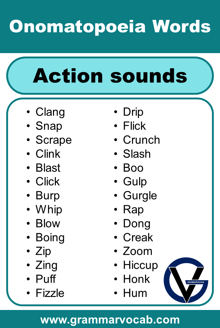 List of Onomatopoeia words