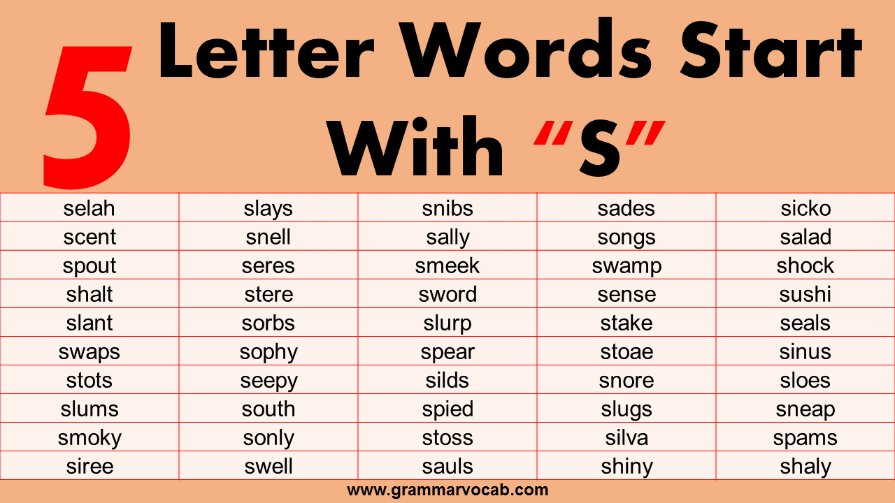 5 letter word assignment