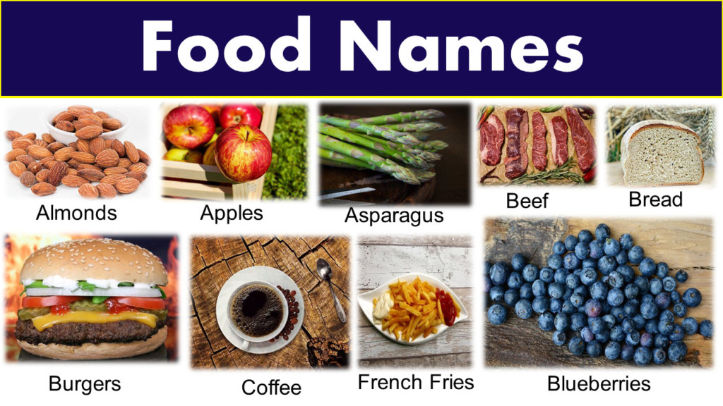 List of Food From A to Z
