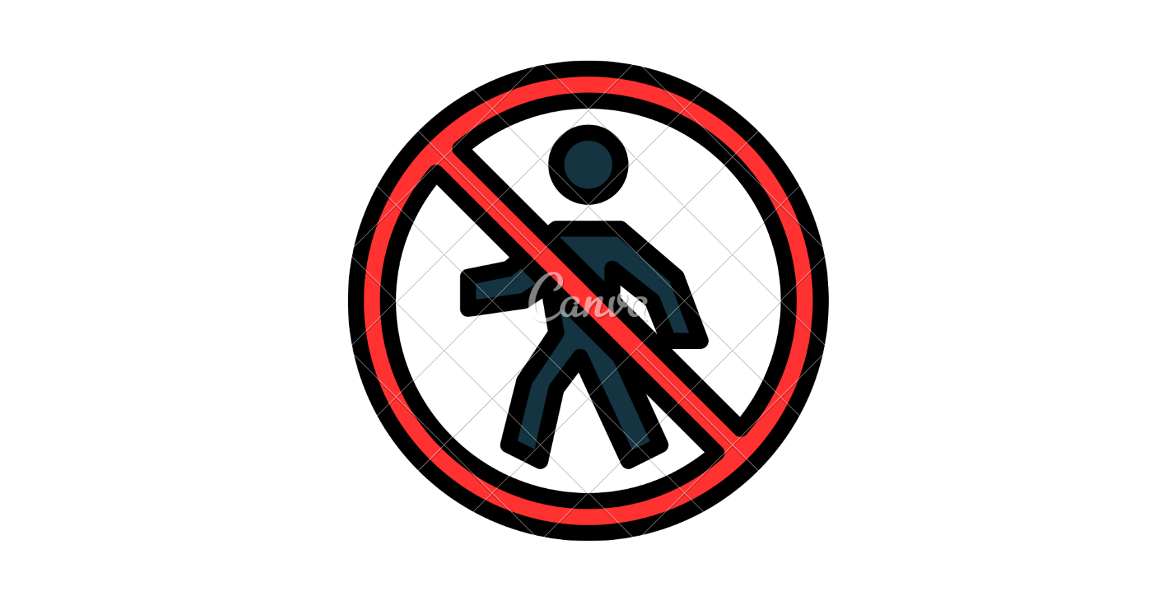 Pedestrian Signal (Don't Walk_Hand)
