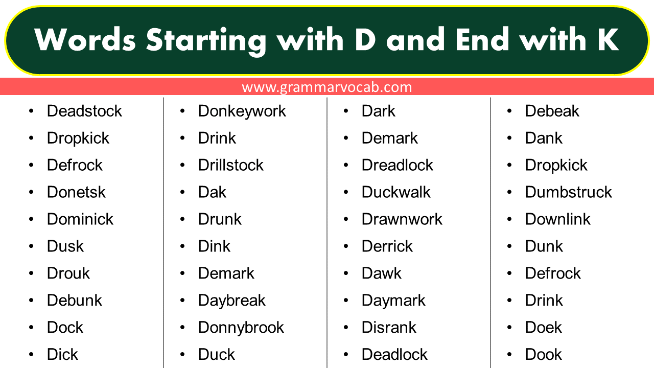 5 Letter Words That Start With E End With D