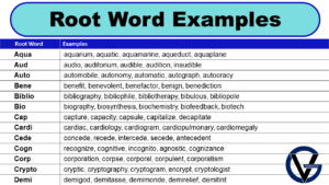 Root Words Root Word Examples Grammarvocab Root Words Root Word Examples Grammarvocab