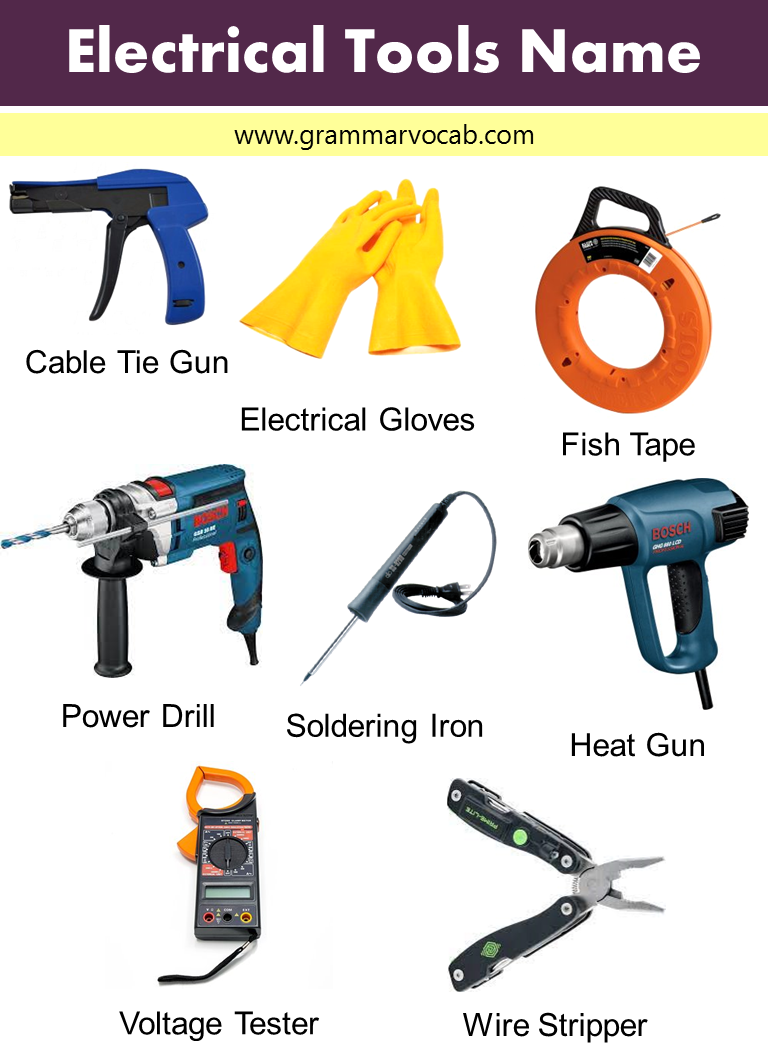 Electrical Tools Name