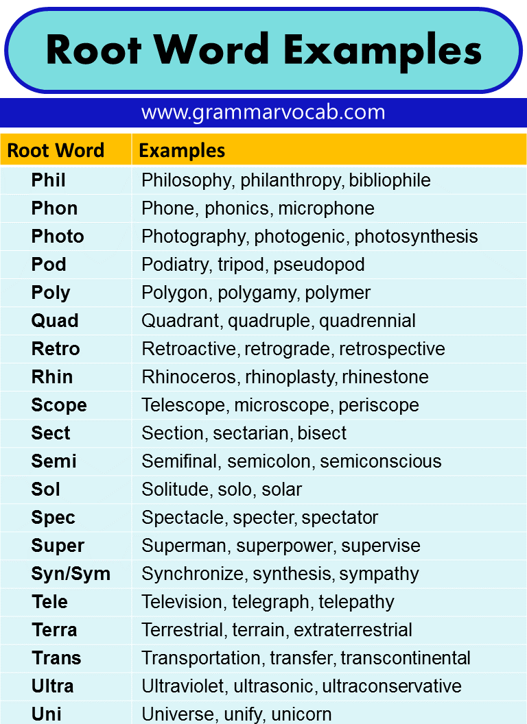 Root Word