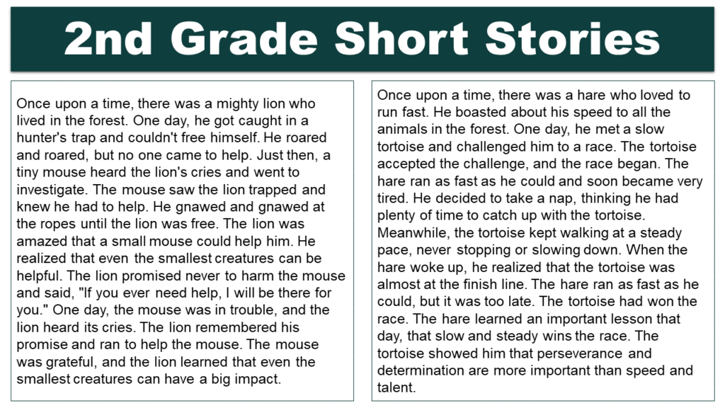 Short Story Writing For Grade 2