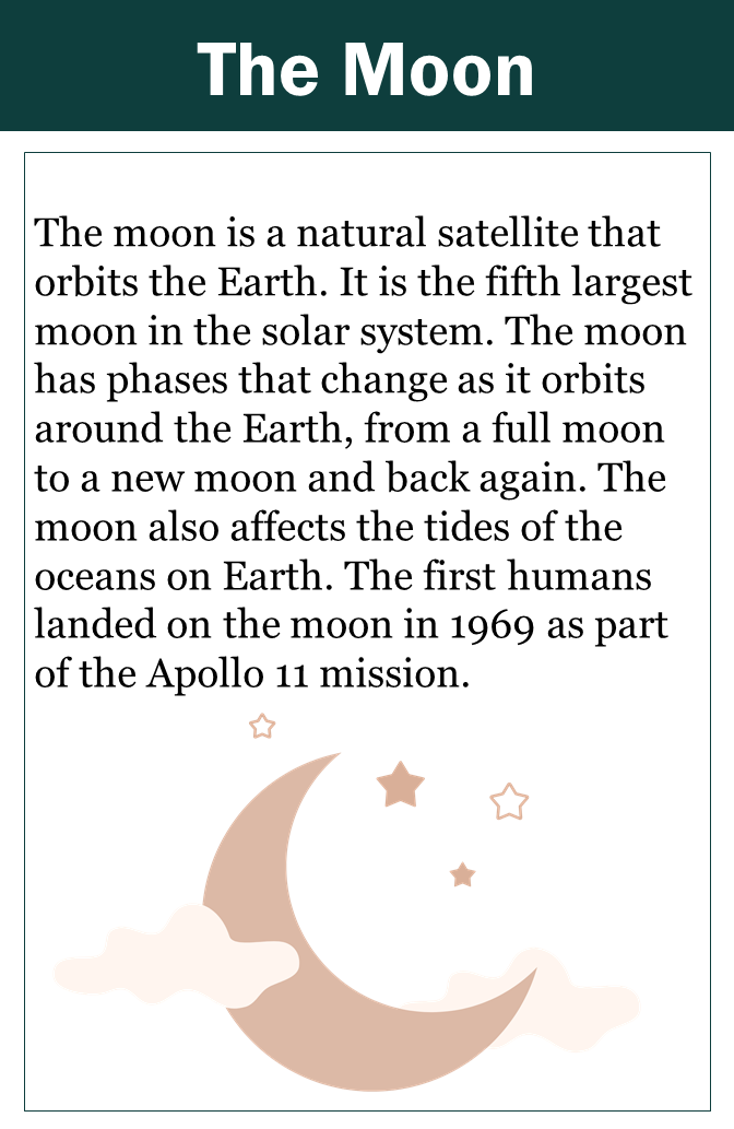 The moon paragraph