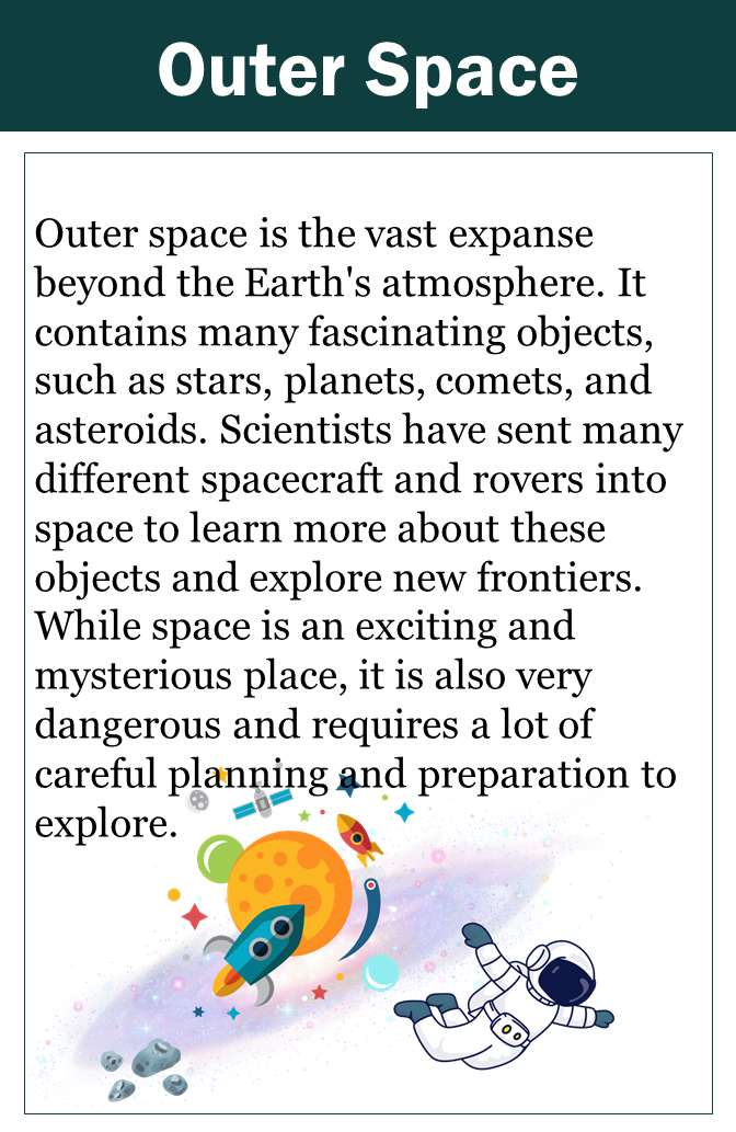 Outer Space Paragraph