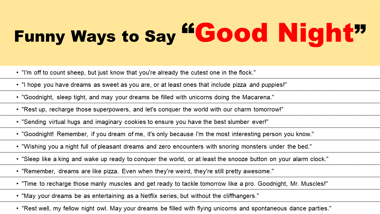 How To Say Good Night In Different Ways To Friend