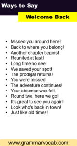 Ways to Say Welcome: Creative, Cute, & Funny - GrammarVocab