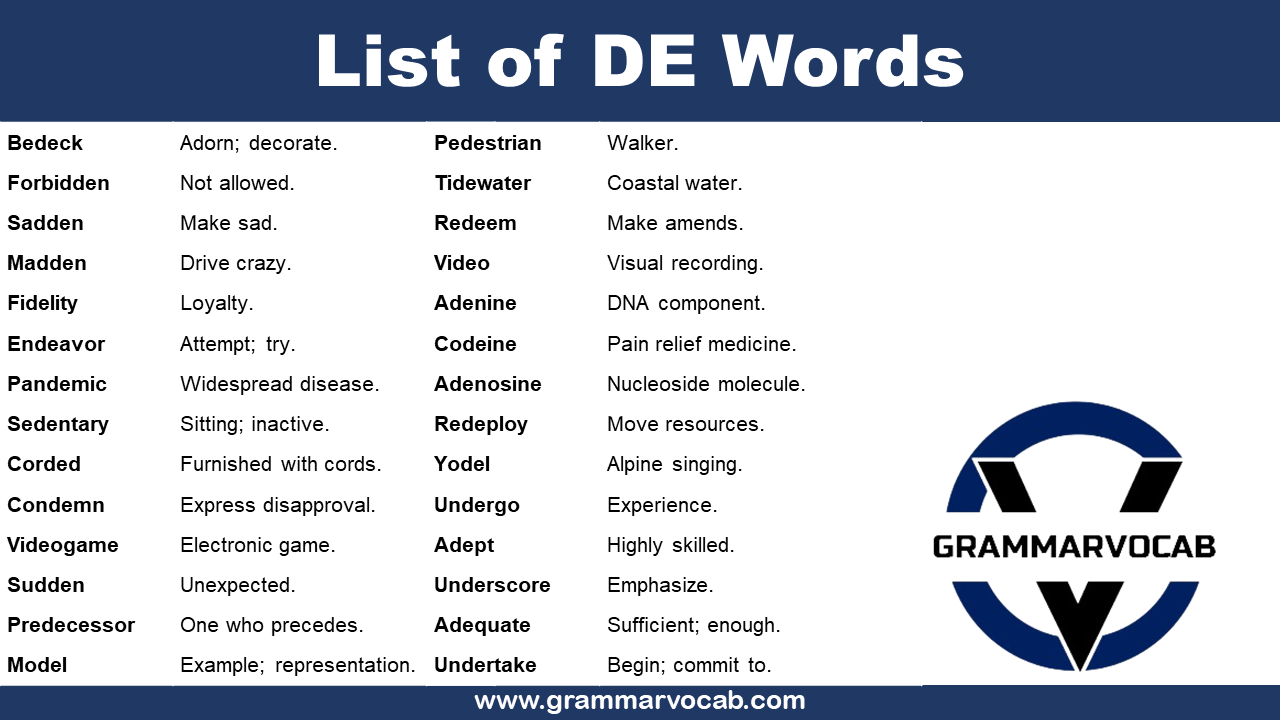 De words the ultimate vocabulary hack for english learners grammarvocab