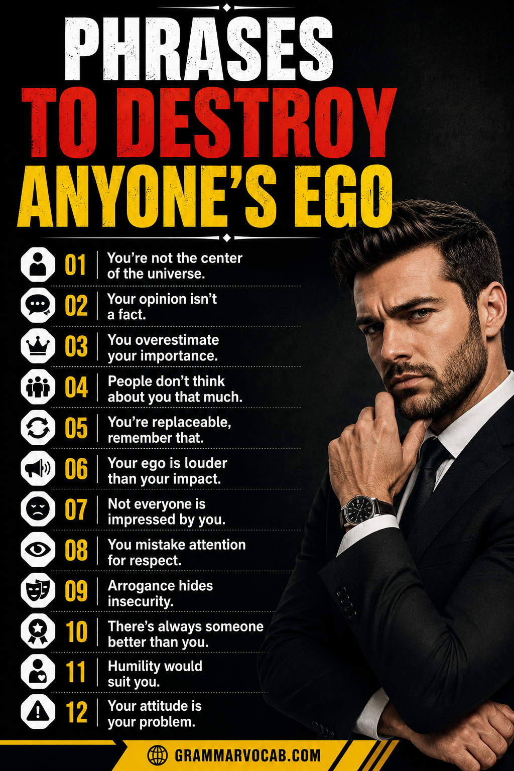 Phrases To Destroy Ego